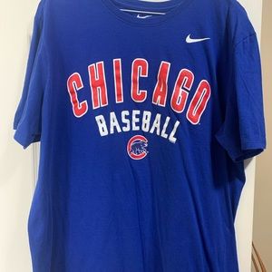 Chicago Cubs t-shirt, XL, Athletic cut, Nike brand, royal blue. Great condition.